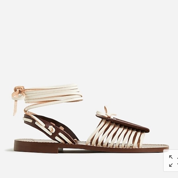 J Crew Limited-edition Monrowe™ X J.Crew lace-up sandals BH423 - Picture 3 of 4